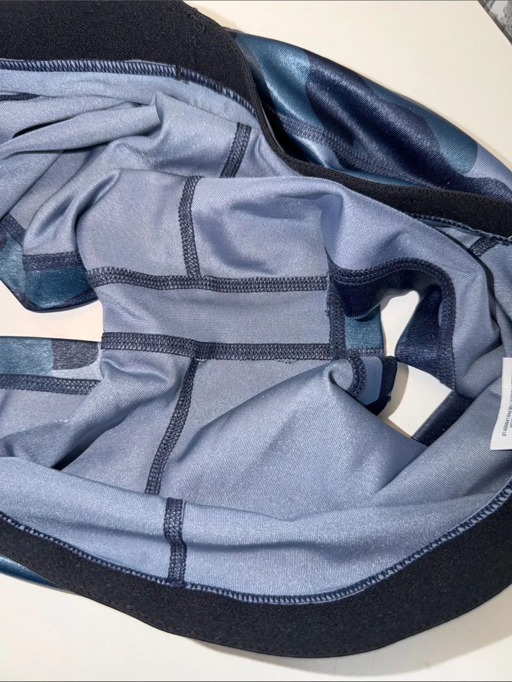 Nike Blue Camo Pro Compression Shorts